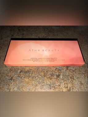 Athr Beauty Crystal Charged Cheek Palette - In Amber (with Rosie pinks and gold)